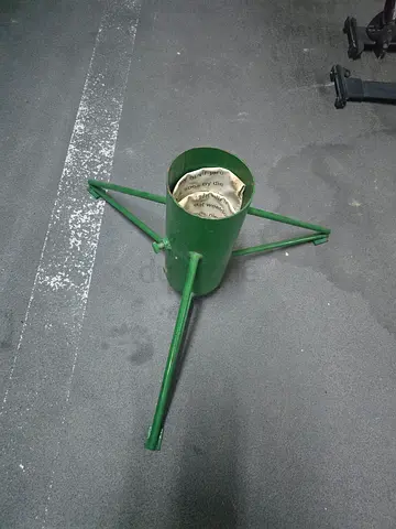 Free:  metal stand for Christmas tree