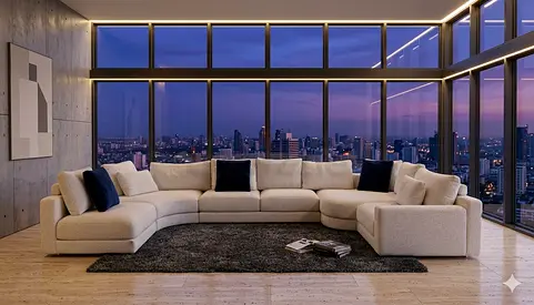 Chattelsmore Olta U Shape Sofa Beige Excellent condition