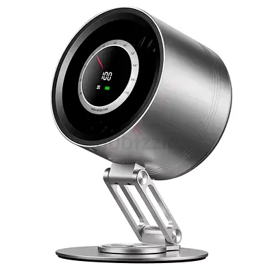 Compact Modern Desk Fan with Digital Display