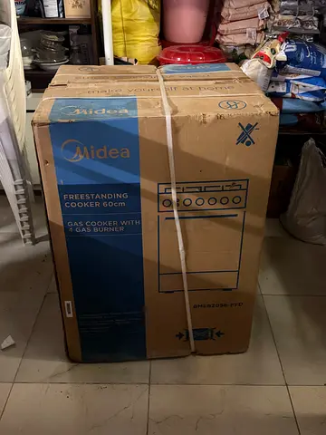 Midea Freestanding Gas Cooker (Brand New in Box)