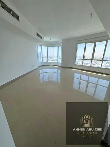 4BR apartment in Sharjah at an amazing price, 2 halls, 4 baths, free parking, 1 month free, balcony with open view near Jamal Abdul Nasser St