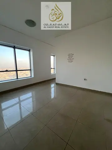 Master apartment with a large living room and two bathrooms in Al Majaz 2, Al Wahda Street, close to the Dubai exit. Suitable for those working in Dub