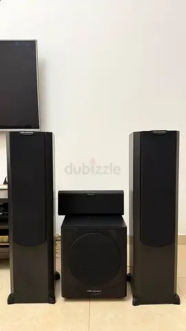 Premium Vintage Wharfedale Home Theatre System 🔊 Towers + Centre + Subwoofer | Deep Bass
