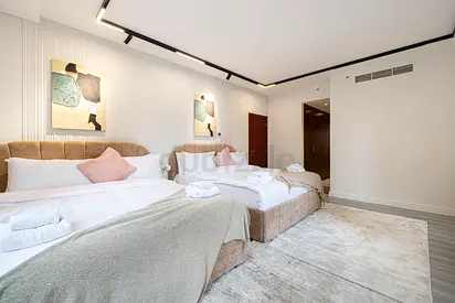 Big Master Room for Rent in JBR | 4500 AED | 2 Double Beds (upto 4 tenants)