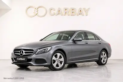 AED 924 PM | MERCEDES C200 2018 | WELL MAINTAINED | 1 YEAR WARRANTY