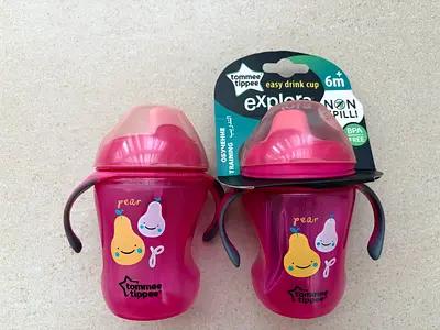 Tommee Tippee Easy Drink Cup with Lid BRAND NEW with free spare cup