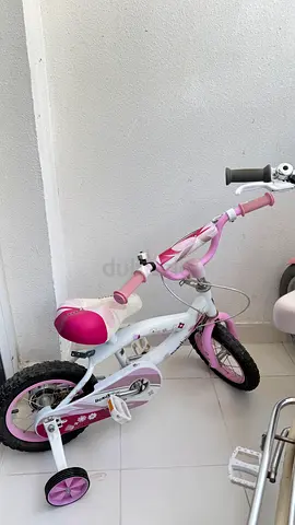 2 Bicycles with Training Wheels
