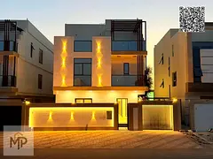 Luxury villa in Al-Haliou 2, opposite Al-Hamidiyah Park. Modern design and VIP finishing. Garden and