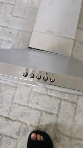 Used stainless steel kitchen chimney hood - wall mounted extractor