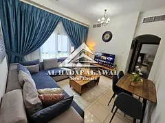 For monthly rent: one bedroom and a hall in Al mjaz 3 with free internet