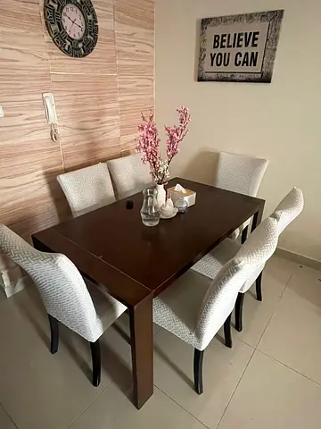 Dining table and chair