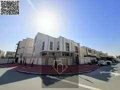 Modern corner villa with a swimming pool and very luxurious finishing