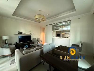 Burj and Fountian views , Fully furnished branded