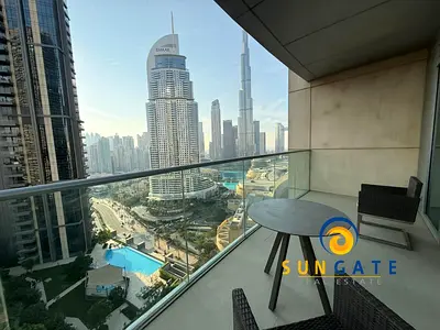 Burj and Fountian views , Fully furnished branded
