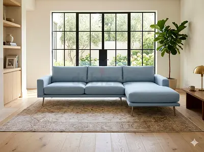 Boconcept L Shape Sofa Gray Good condition