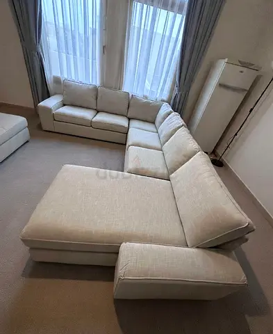Ikea kivik ushape sofa beige