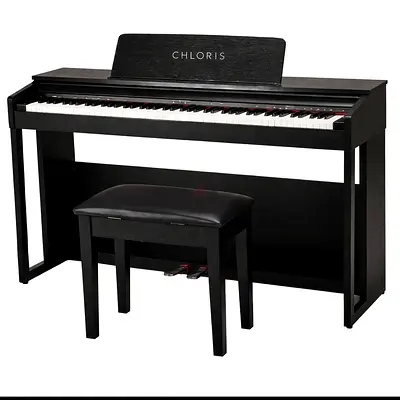 CHLORIS CDU-300 Black Upright Digital Piano – Premium Style with Realistic Piano Feel