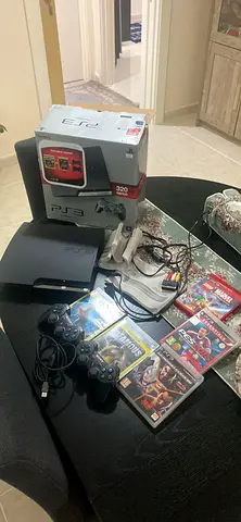 PlayStation 3 with 2 controllers