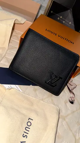 Genuine Louis Vuitton Black Compact Wallet - Excellent Condition