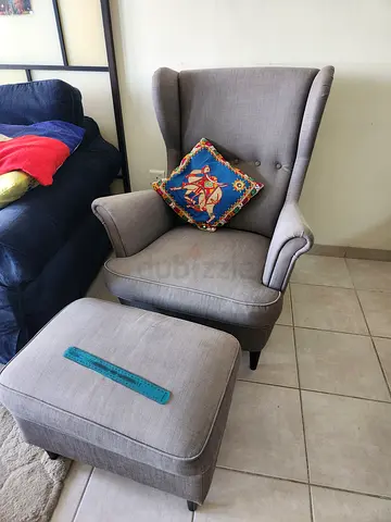 IKEA Gray Chair – modern, comfy  ready to use