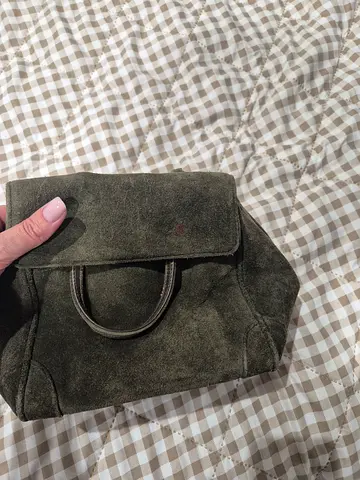 Genuine leather armies green  30 AED