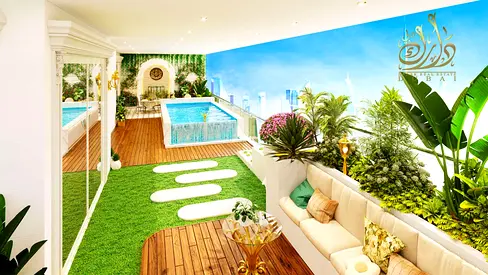 Studio with Private Pool| Close to Metro Station |Furnished