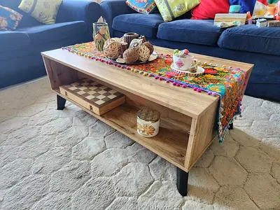 Wooden Coffee Table – stylish, sturdy  perfect for any living room