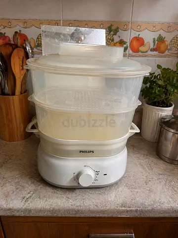Philips Daily Collection Food Steamer (3-Tier) — Good Working Condition