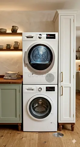 Bosch latest model series 6 9 kg washer and 9 kg dryer separate set freestanding