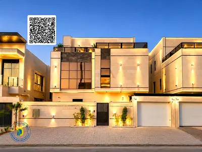 Luxury villa for sale in Al-Amirah, 6 bedrooms, swimming pool and roof terrace. Price includes water, electricity and air conditioning.