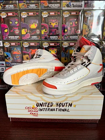 Air Jordan 2 High Maison Chateau Rouge original never used