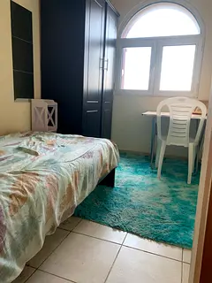 Large partition with windows near garden metro station