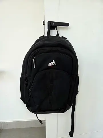 Black Adidas Backpack - Good Condition, Spacious