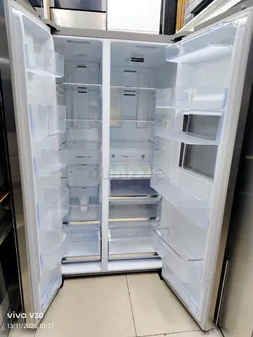 Spacious Side-by-Side Refrigerator – Good Condition