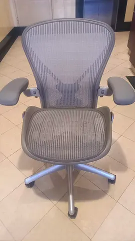 Used Herman Miller Aeron Chair - Grey Colour Fully Loaded