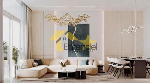 شقة بغرفتي نوم | برج دالمور | مناظر الأفق والبحر | تصميمات داخلية مفروشة