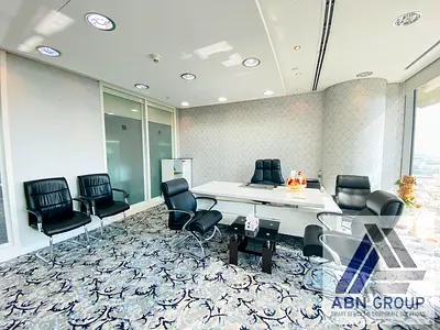 Large Exquisite Office for Rent in Burjuman Tower | Window Access | Linked with Mall & Metro | Fully Furnished
