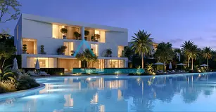 Lagoon Corner Rise Cluster Lunaya 4BR G3 Villas Luxury Modern Design