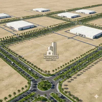 100 % freehold industrial & commerical plot in prime location of Sharjah up to 7 years payment plan