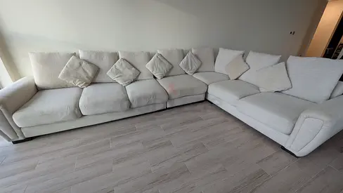 Large 7 seater sofa and armchair