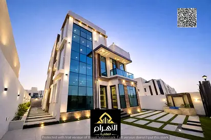 فقط بقيمة ايجارك | تملك فيلا فاخرة بالباهية عجمان | 5 غرف ماستر وروف |جاهزة للسكن