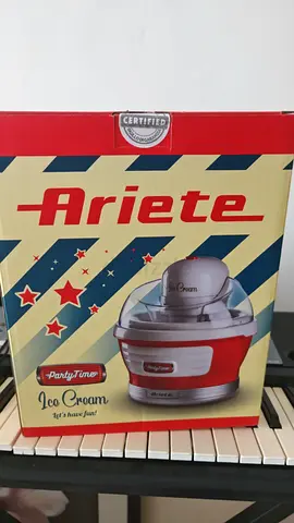 Unwanted / 350 AED original price .Ariete Party Time Ice Cream Maker - Brand New in Box