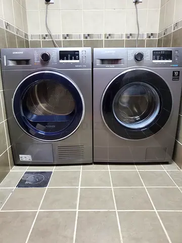 Samsung eco bubble 8kg washer and dryer set freestanding