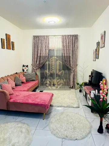 1BR + hall for monthly rent in City Tower, 2 baths, prime location, bills & internet included, AED 3,500 + AED 1,000 deposit