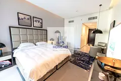 Furnished Studio | DAMAC Majestine | Marina &amp; City View