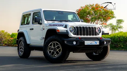 ( 5 Years Warranty + 3 Years Service ) 2025 Jeep Wrangler Rubicon 2.0L Turbo 4x4 GCC 0Km
