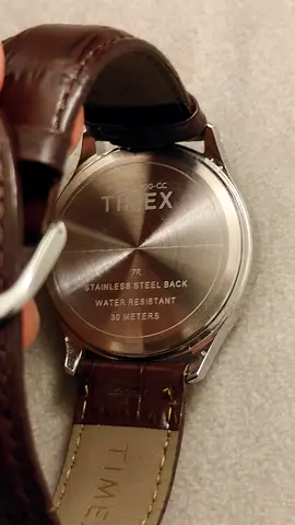 Timex Classic Leather Strap Mens Watch - Working