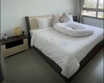Bed (200x180cm), Mattress, x2 bed side tables