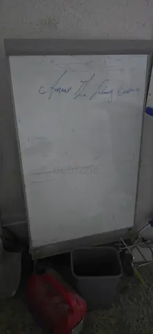 White board with stand