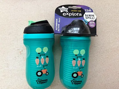 Tommee Tippee Straw Cup BRAND NEW plus free spare
